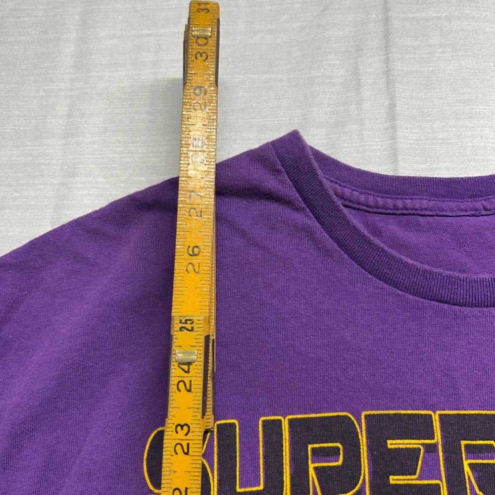 Baltimore Ravens Super Bowl Champions T-Shirt Purple Ray Lewis Joe Flacco XLVII - Picture 4 of 6